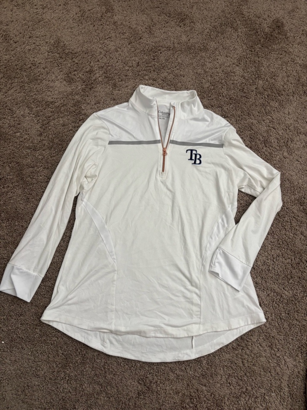 Columbia Women’s Tampa Bay Rays 1/4 Zip Pullover